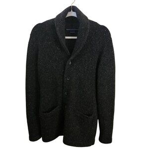 Ralph Lauren Sport Cashmere Wool Vintage Grandpa Cardigan Sweater Pockets Size M